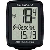 Los mejores  - Sigma Sport Ciclocomputador BC 7.16 ATS – Negro